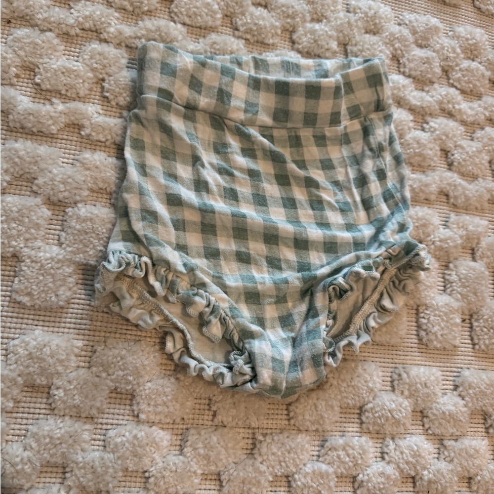 Spearmint Love Ruffle Bloomer 12-18